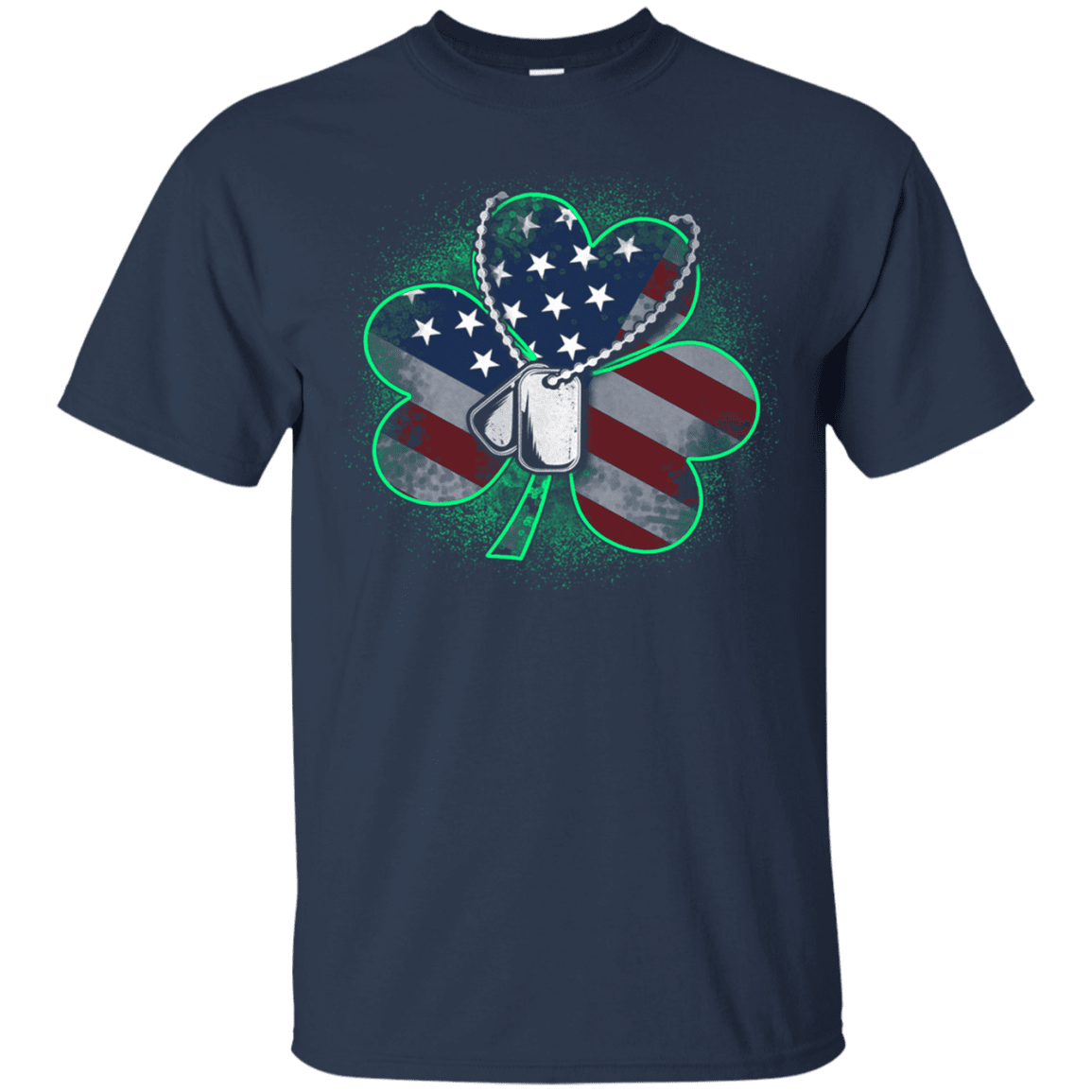 Military T-Shirt "THE LUCKY PATRICK DAY VETERAN"-TShirt-General-Veterans Nation