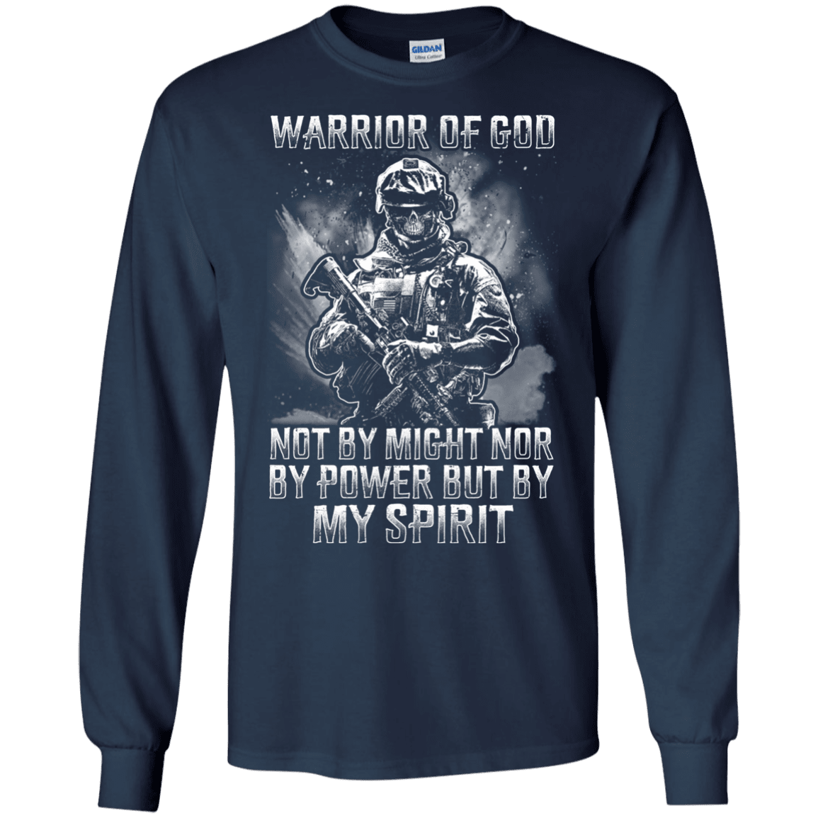 Military T-Shirt "Warrior Of God"-TShirt-General-Veterans Nation