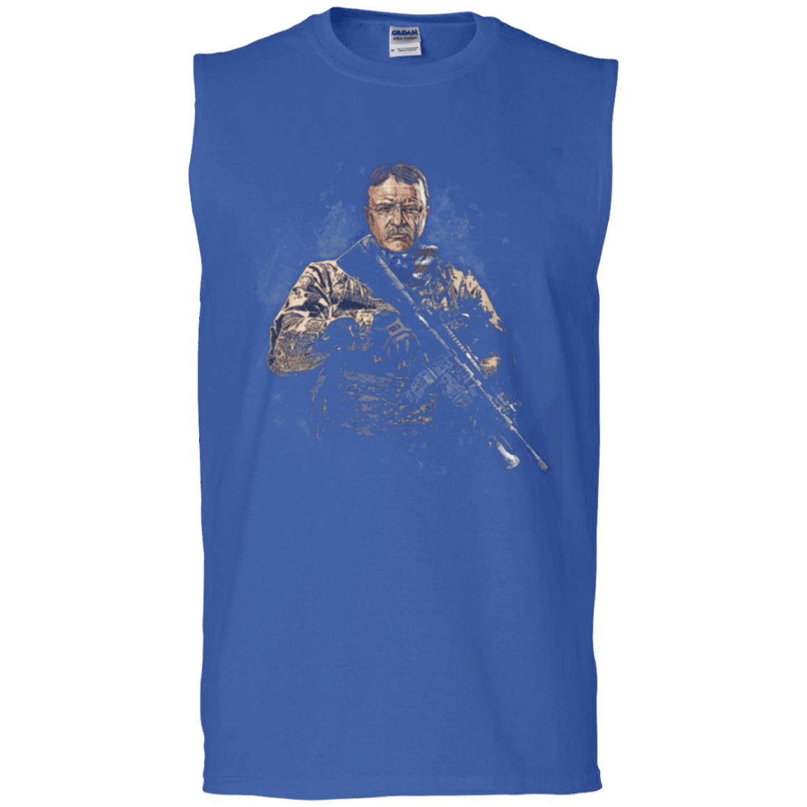 Military T-Shirt "Teddy Roosevelt Soldier Presidents"-TShirt-General-Veterans Nation