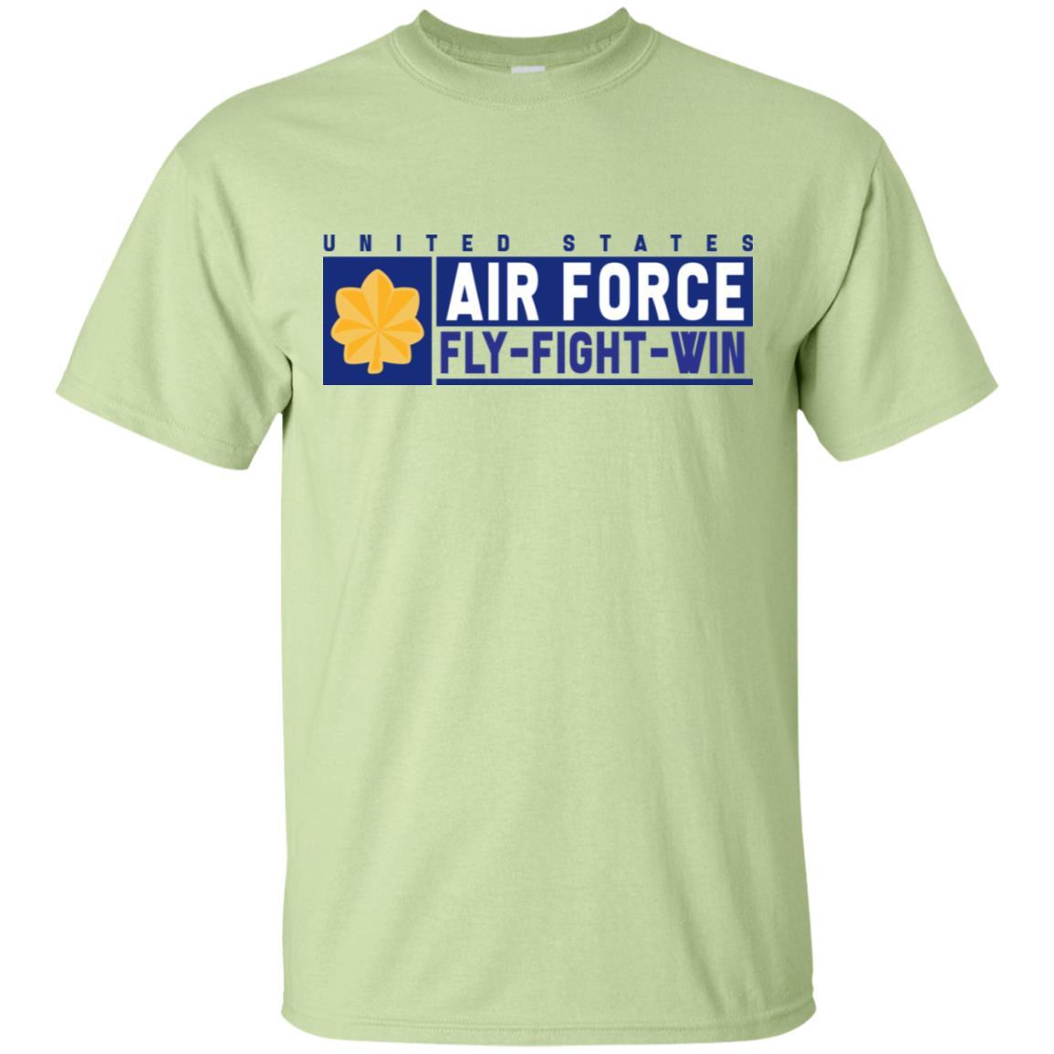 US Air Force O-4 Major Fly - Fight - Win T-Shirt On Front For Men-TShirt-USAF-Veterans Nation