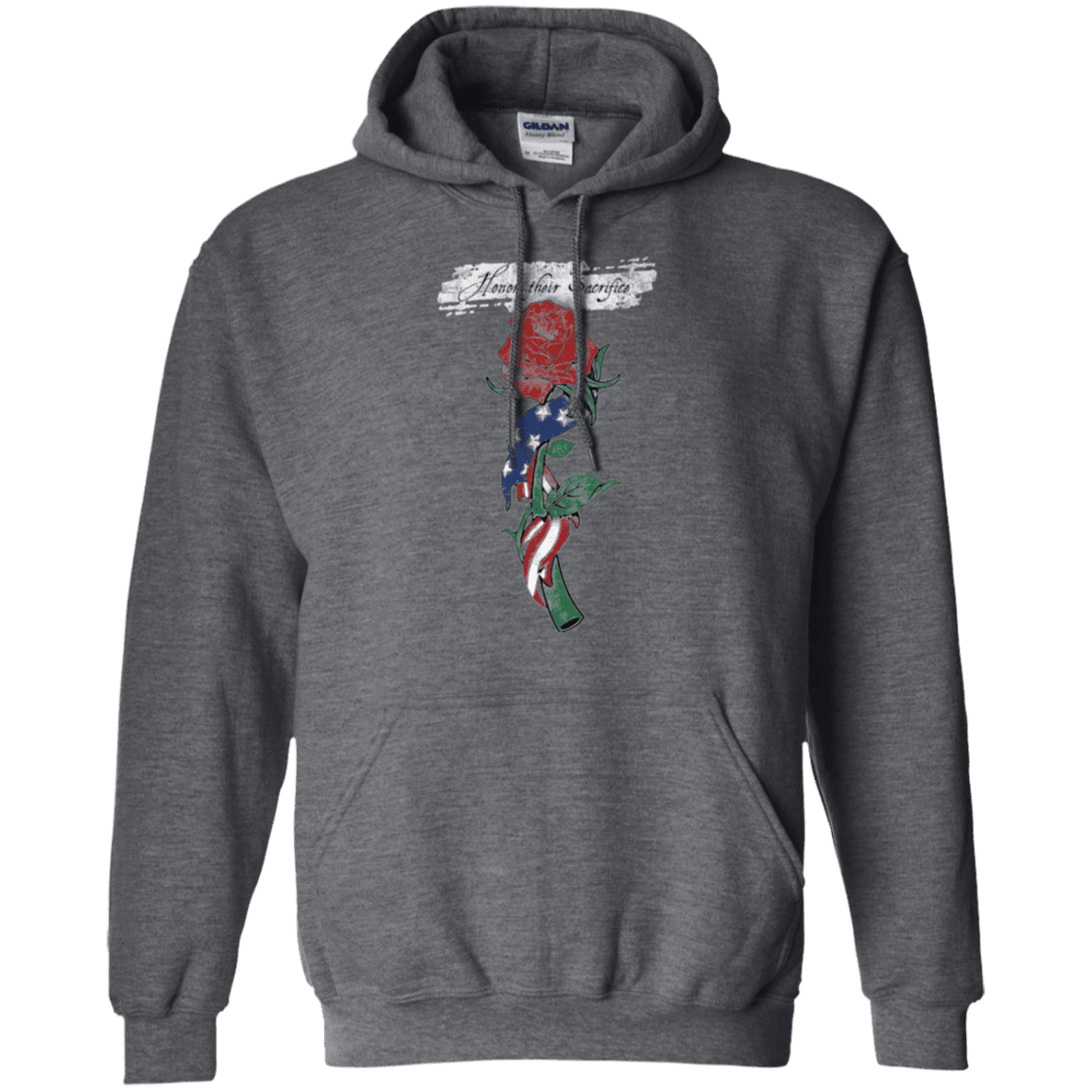 Military T-Shirt "Honor Their Sacrifice"-TShirt-General-Veterans Nation
