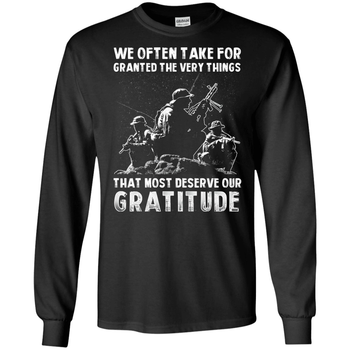 Military T-Shirt "We Often Take For Granted The Very Things"-TShirt-General-Veterans Nation