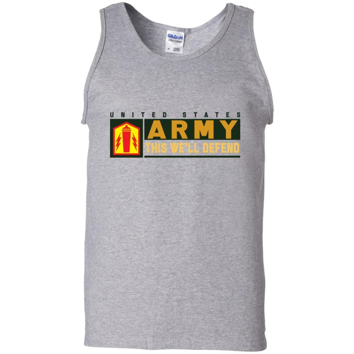 US Army 41 FIRES BRIGADE- This We'll Defend T-Shirt On Front For Men-TShirt-Army-Veterans Nation