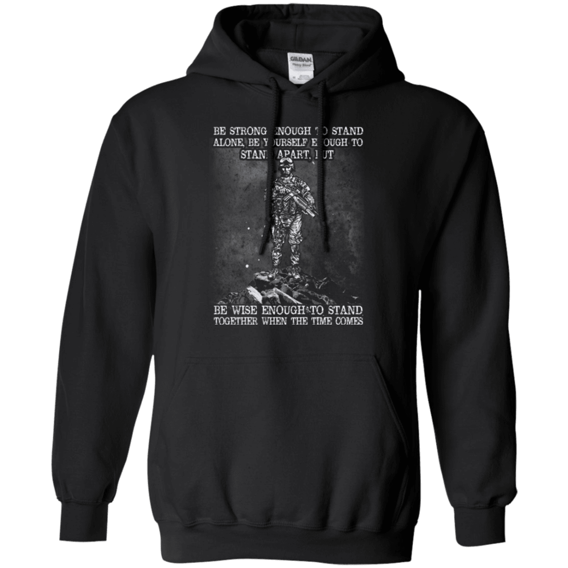 Military T-Shirt "STRONG ENOUGH TO STAND TOGETHER"-TShirt-General-Veterans Nation