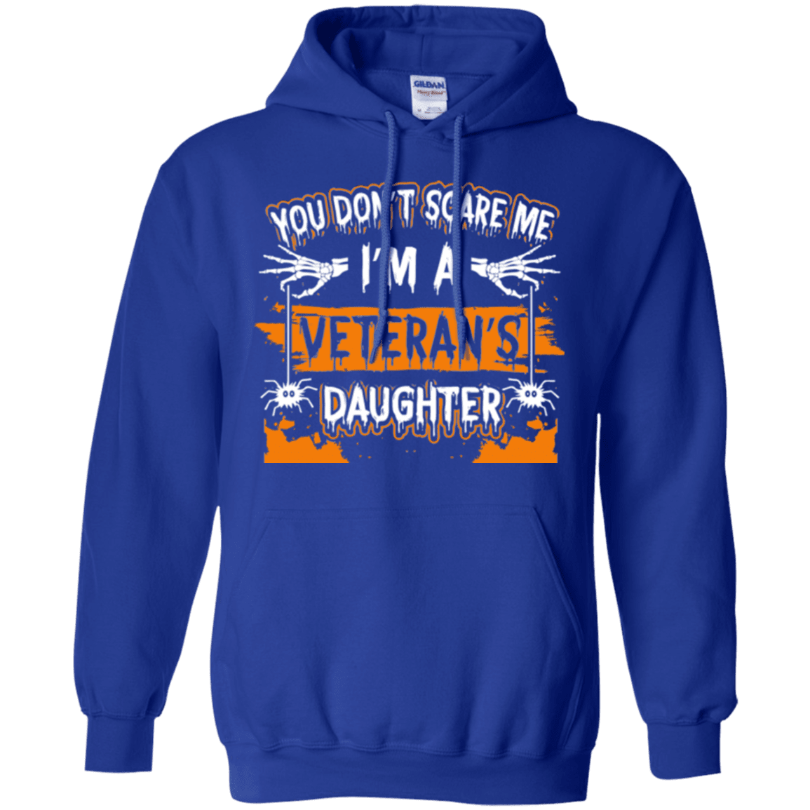 Military T-Shirt "Don't Scare ,e, I'm A Veteran's Daughter"-TShirt-General-Veterans Nation