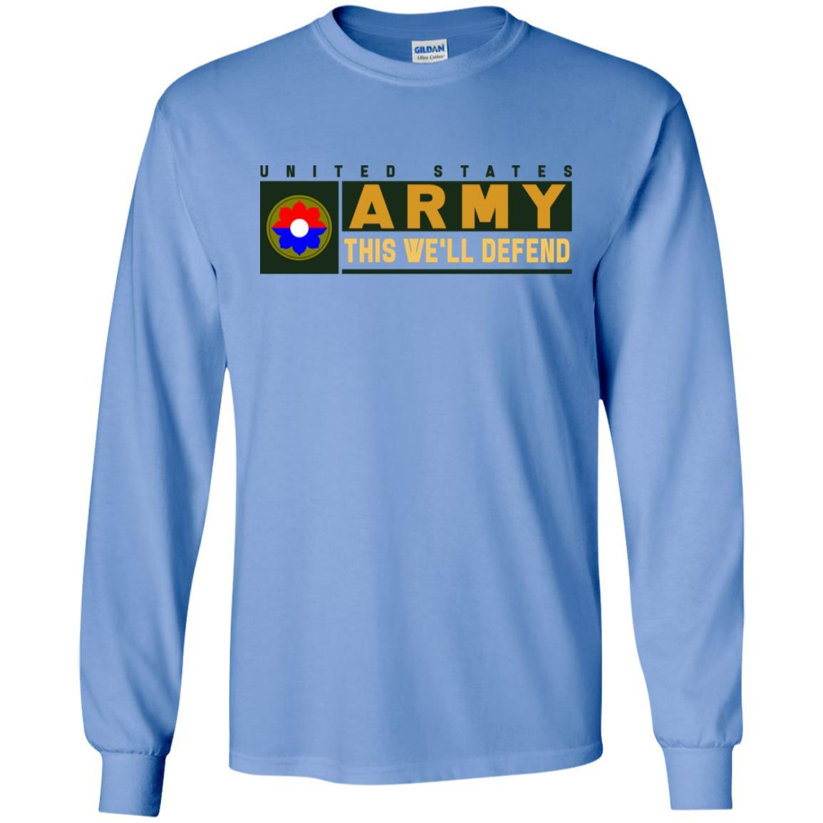 US Army 9th Infantry Division- This We'll Defend T-Shirt On Front For Men-TShirt-Army-Veterans Nation