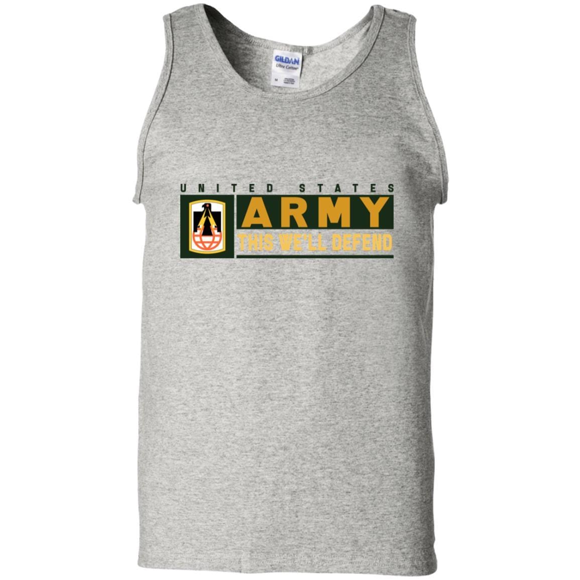 US Army 11TH SIGNAL BRIGADE- This We'll Defend T-Shirt On Front For Men-TShirt-Army-Veterans Nation