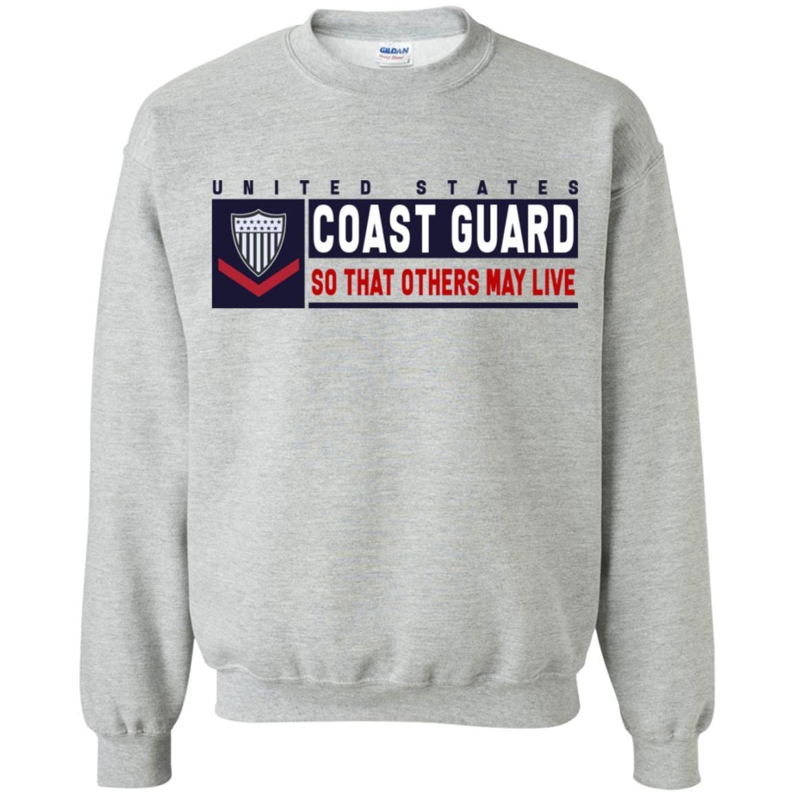 US Coast Guard E-4 Petty Officer Third Class E4 PO3 So That Others May Live Long Sleeve - Pullover Hoodie-TShirt-USCG-Veterans Nation