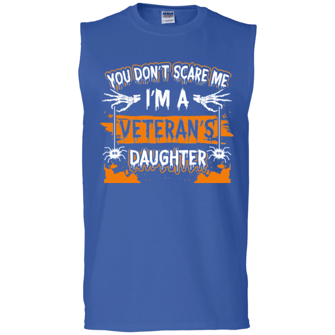 Military T-Shirt "Don't Scare ,e, I'm A Veteran's Daughter"-TShirt-General-Veterans Nation