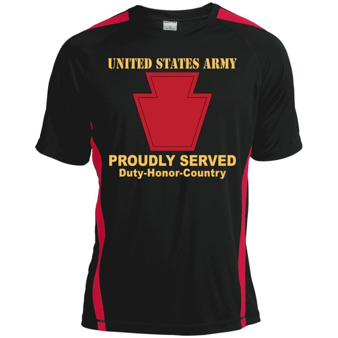 US ARMY 28TH INFANTRY DIVISION - Proudly Served T-Shirt On Front For Men-TShirt-Army-Veterans Nation
