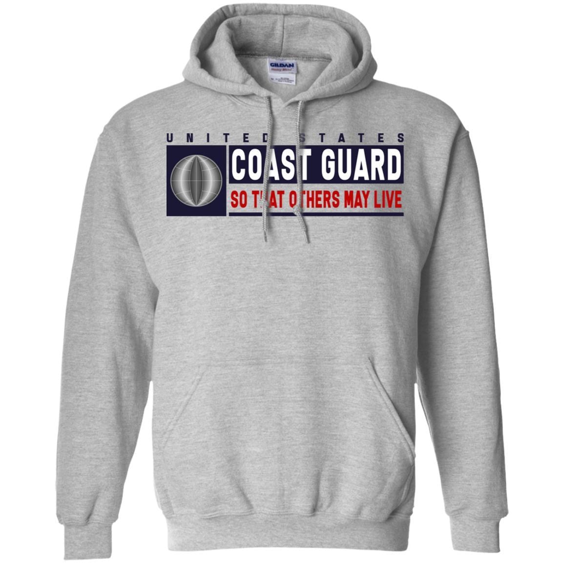 US Coast Guard Electrician's Mate EM Logo- So that others may live Long Sleeve - Pullover Hoodie-TShirt-USCG-Veterans Nation