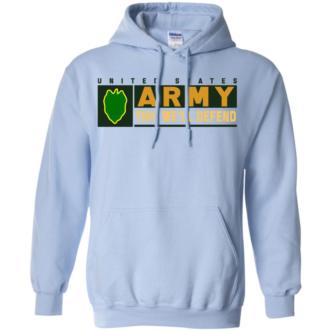 US Army 24th Infantry Division- This We'll Defend T-Shirt On Front For Men-TShirt-Army-Veterans Nation