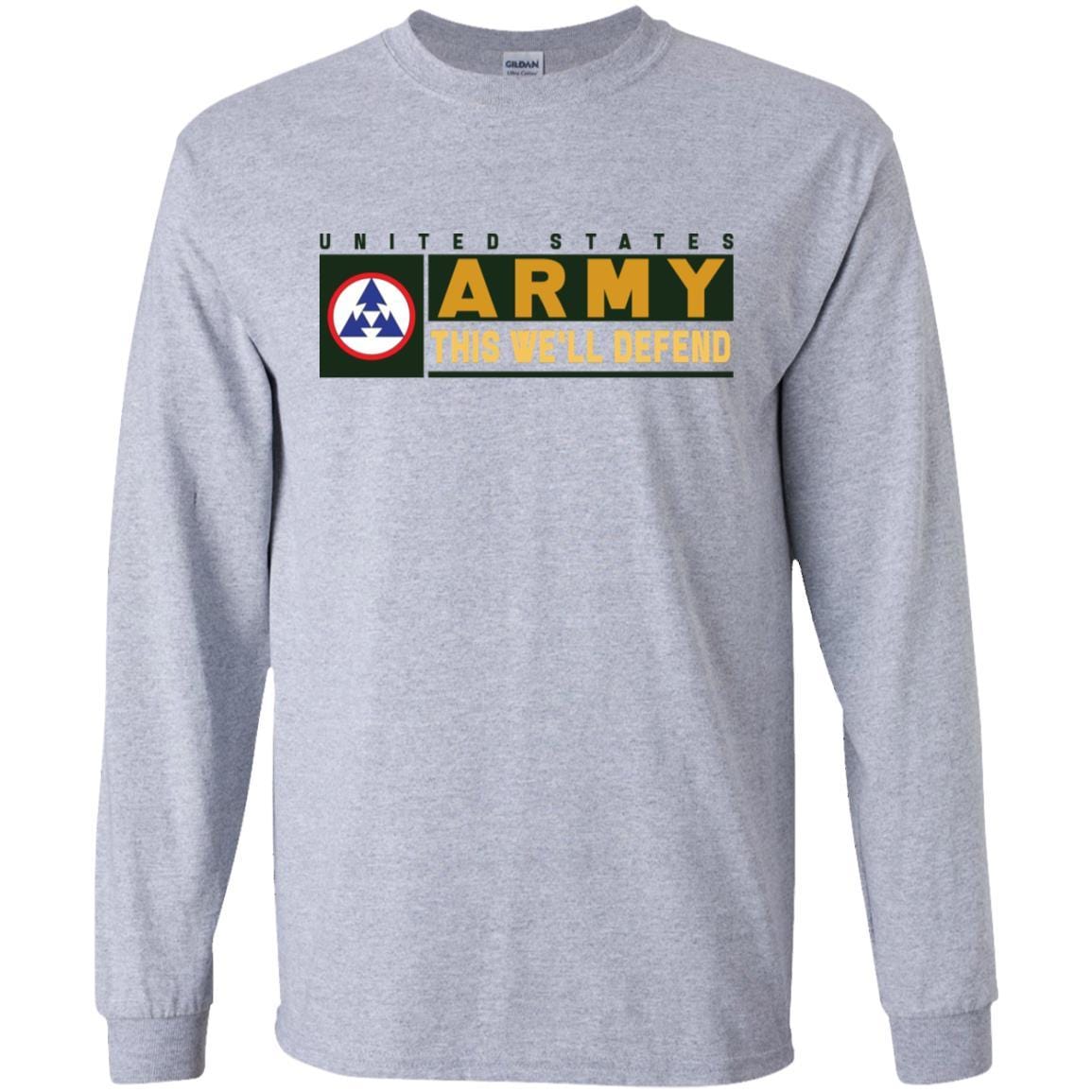 US Army 3RD SUSTAINMENT COMMAND- This We'll Defend T-Shirt On Front For Men-TShirt-Army-Veterans Nation