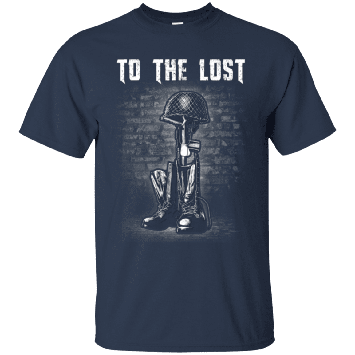Military T-Shirt "To The Lost - Veteran"-TShirt-General-Veterans Nation