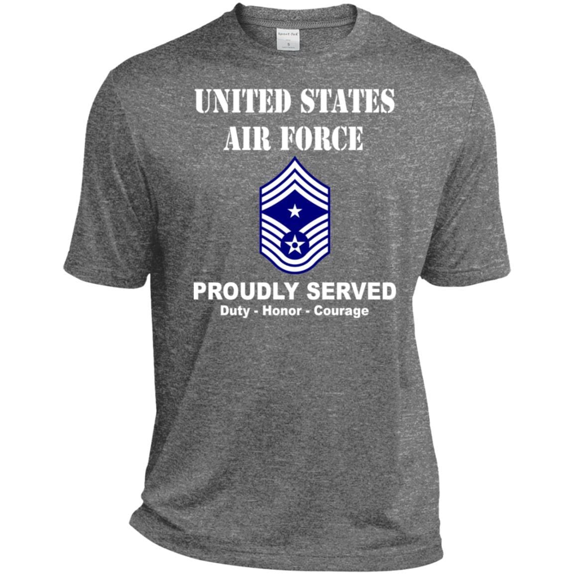 US Air Force E-9 Command Chief Master Sergeant CCM E9 Noncommissioned Officer Ranks T shirt Sport-Tek Tall Pullover Hoodie - T-Shirt-TShirt-USAF-Veterans Nation