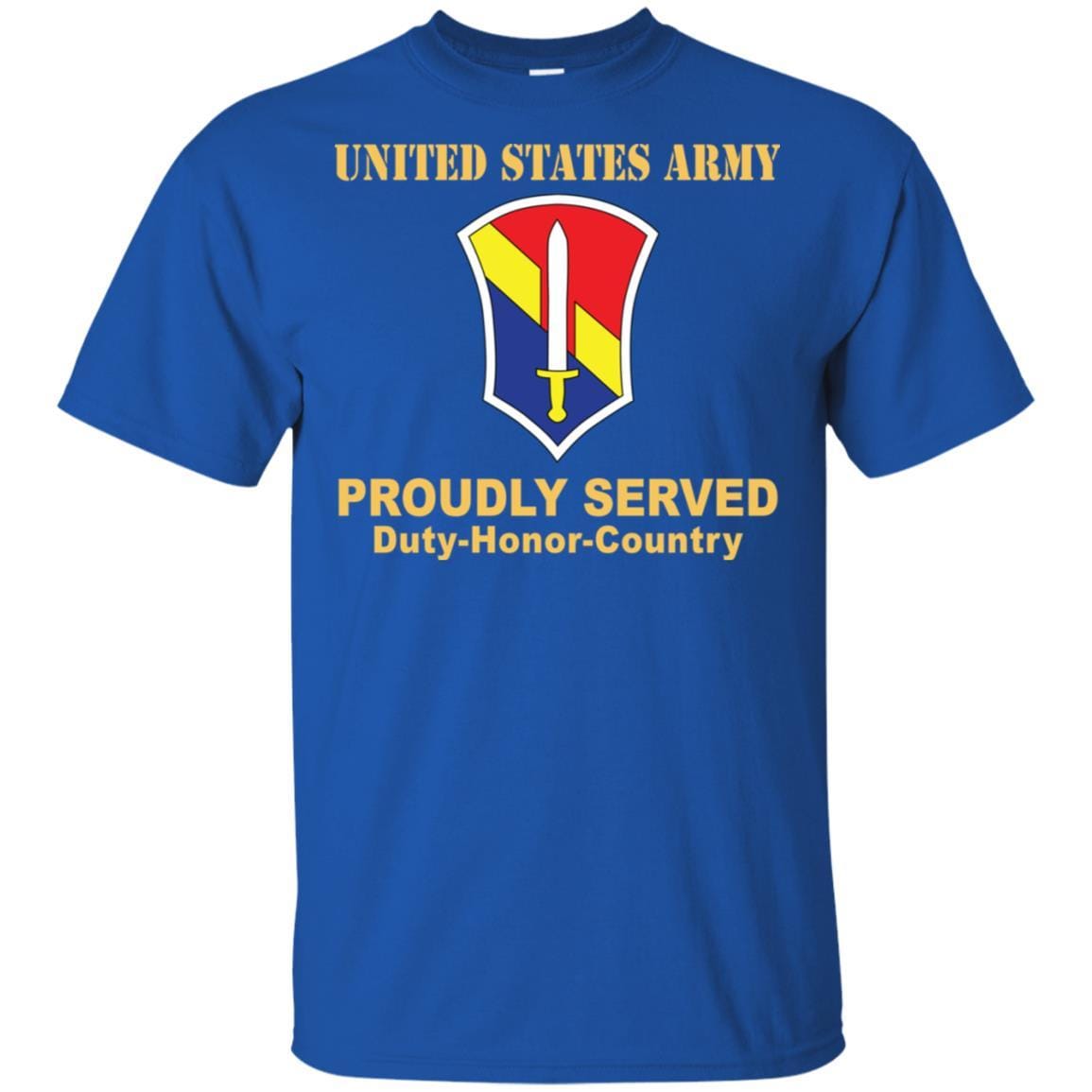 US ARMY 1 FIELD FORCE, VIETNAM- Proudly Served T-Shirt On Front For Men-TShirt-Army-Veterans Nation