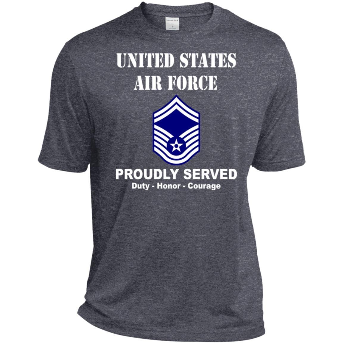 US Air Force E-8 Senior Master Sergeant SMSgt E8 Noncommissioned Officer T shirt Sport-Tek Tall Pullover Hoodie - T-Shirt-TShirt-USAF-Veterans Nation