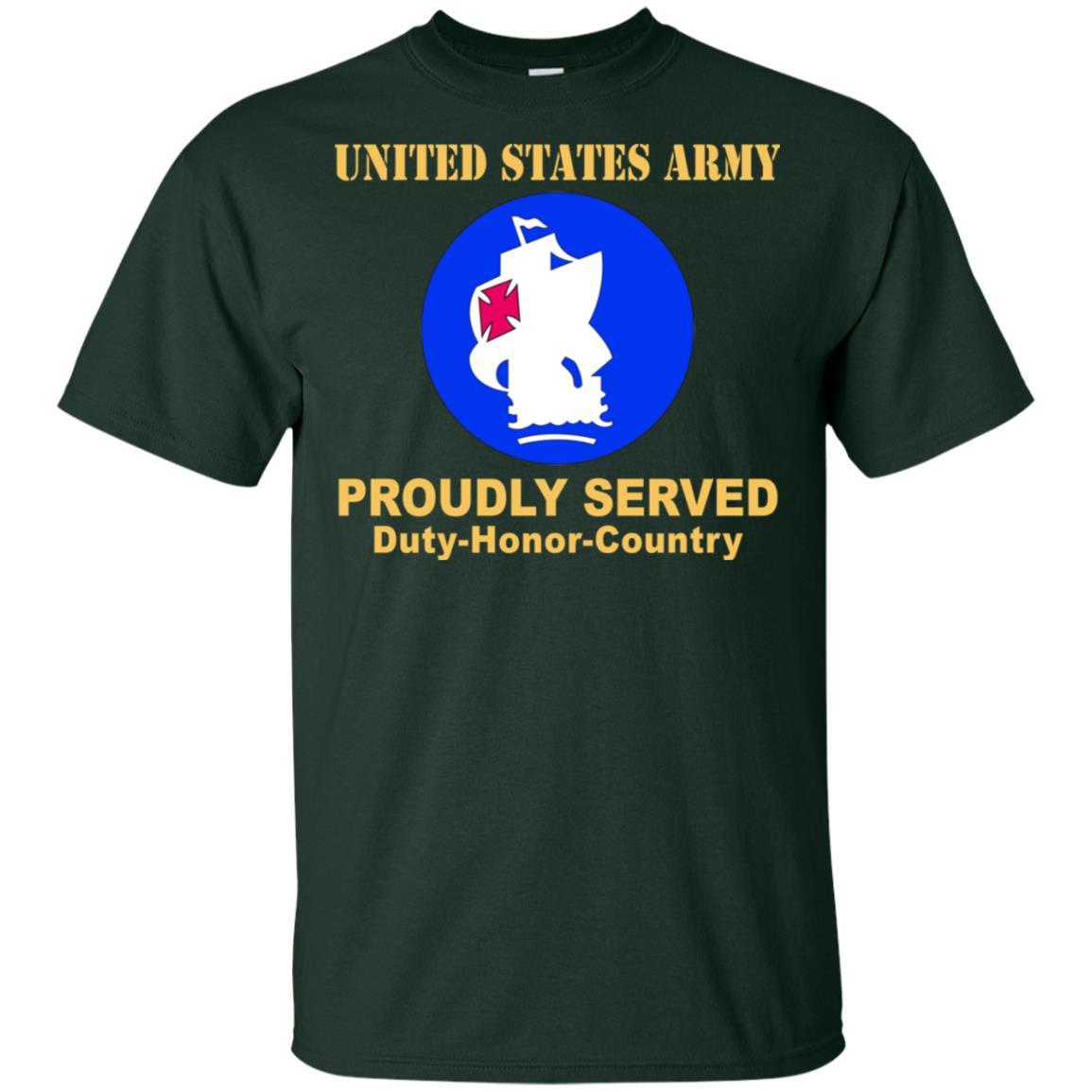 US ARMY SOUTH CSIB- Proudly Served T-Shirt On Front For Men-TShirt-Army-Veterans Nation