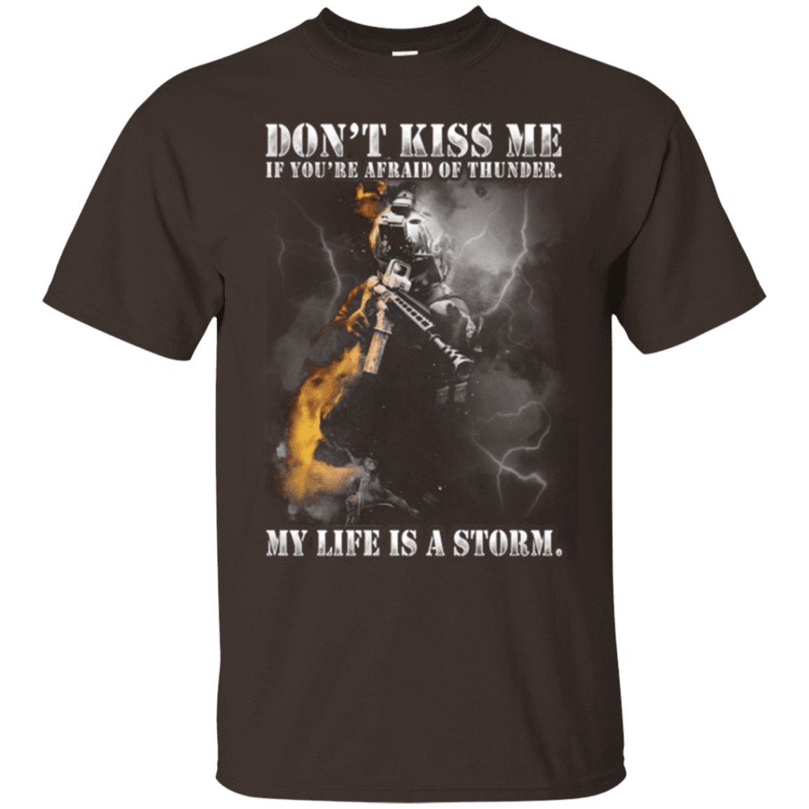 Military T-Shirt "My Life Is Storm Veteran"-TShirt-General-Veterans Nation