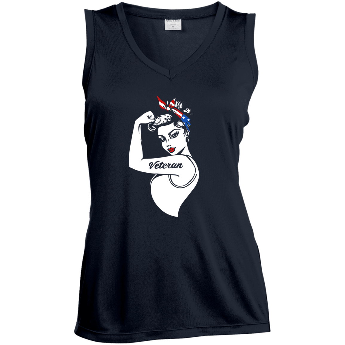Military T-Shirt "Veteran Girl We Can Do It Women" Front-TShirt-General-Veterans Nation