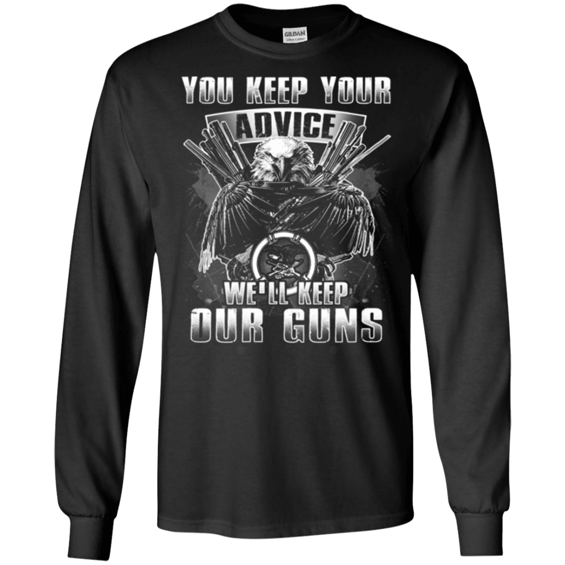 Military T-Shirt "KEEP OUR GUNS"-TShirt-General-Veterans Nation