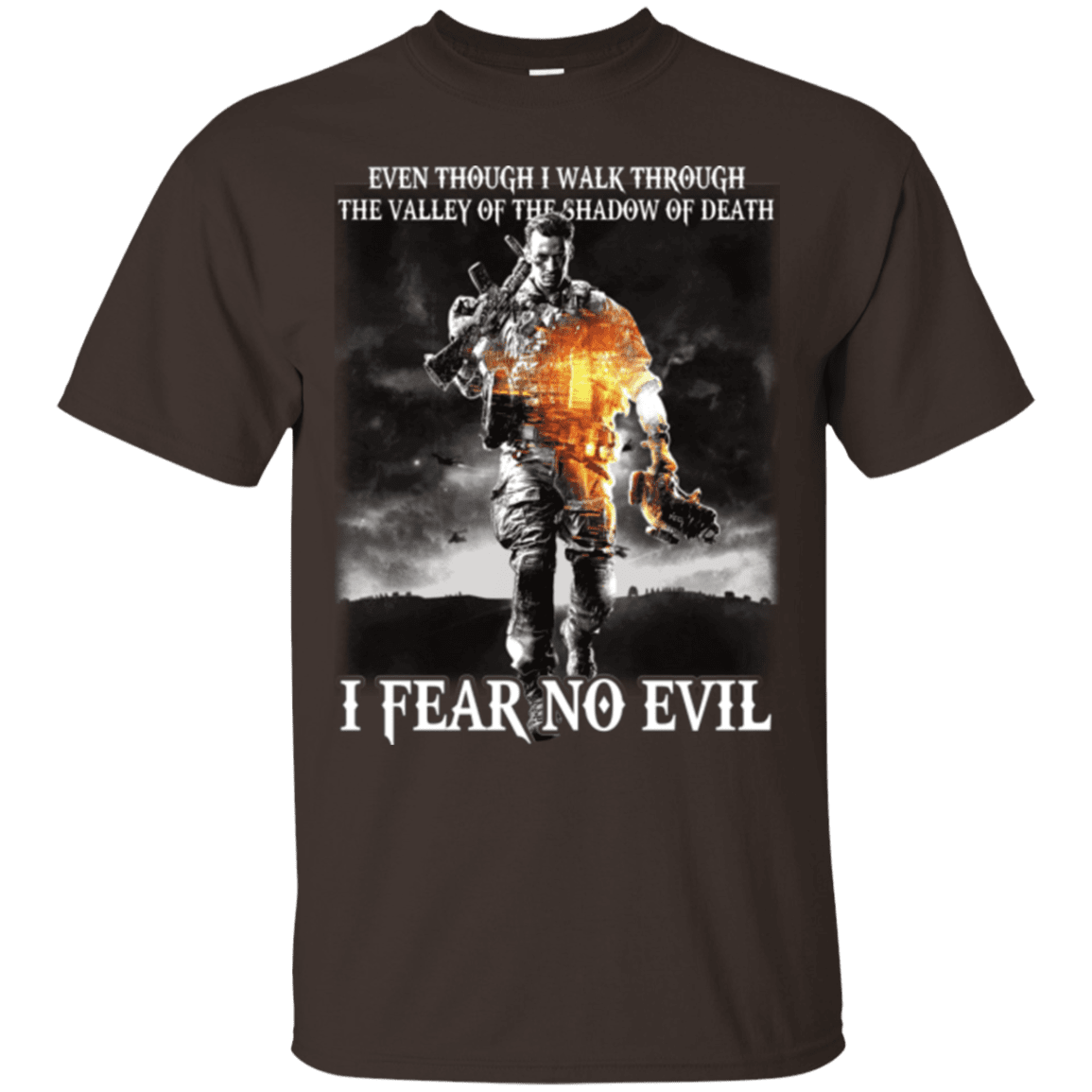 Military T-Shirt "I FEAR NO EVIL"-TShirt-General-Veterans Nation