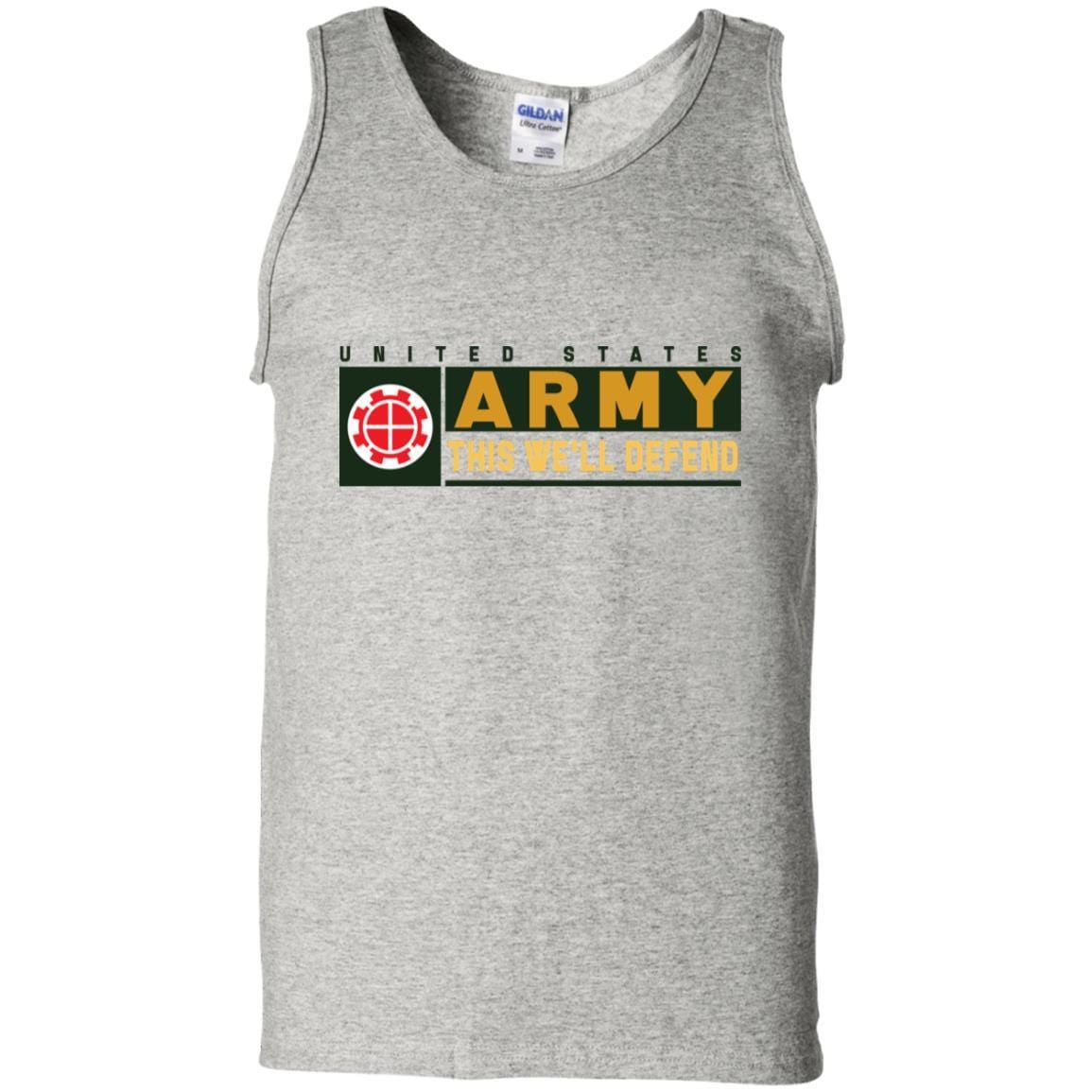 US Army 35TH ENGINEER BRIGADE- This We'll Defend T-Shirt On Front For Men-TShirt-Army-Veterans Nation
