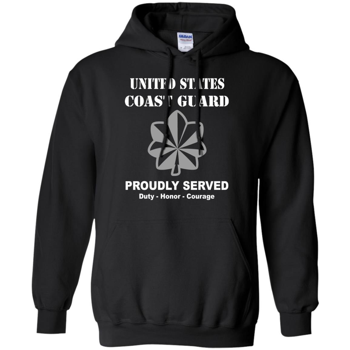 US Coast Guard O-5 Commander O5 CDR Senior Officer Men Front USCG T Shirt-TShirt-USCG-Veterans Nation