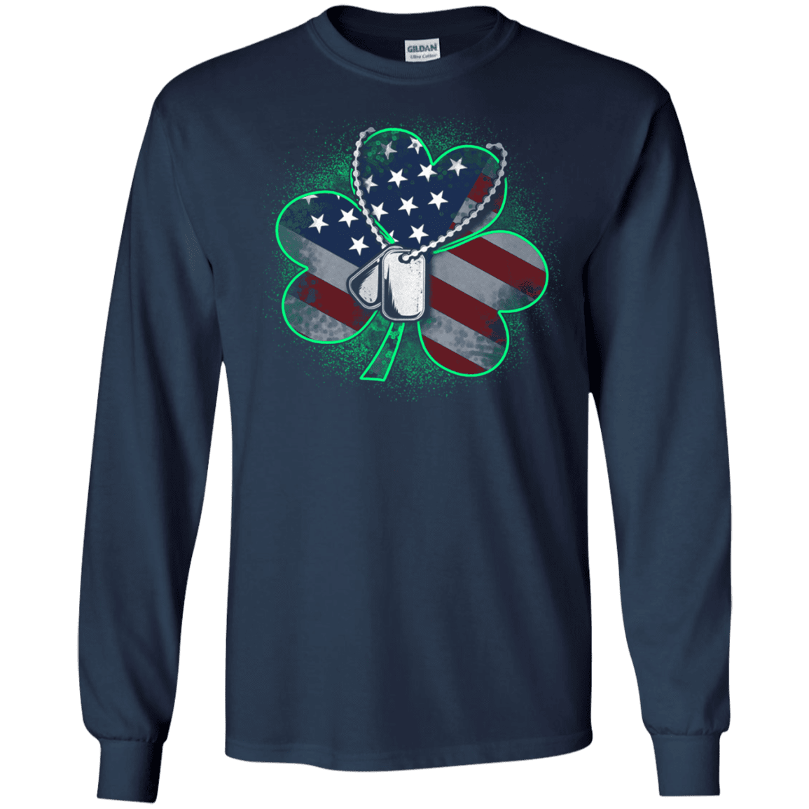 Military T-Shirt "THE LUCKY PATRICK DAY VETERAN"-TShirt-General-Veterans Nation