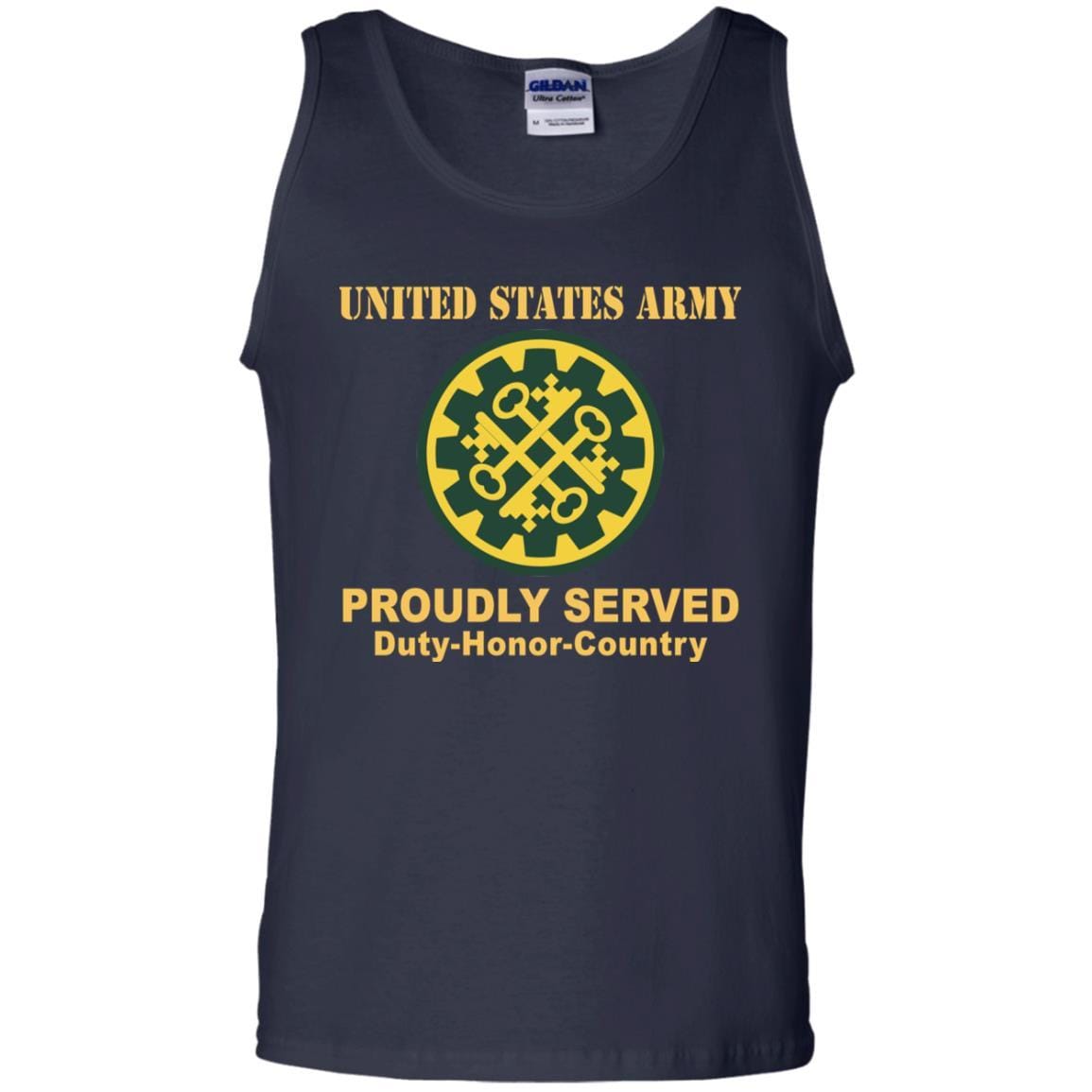US ARMY 177TH MILITARY POLICE BRIGADE- Proudly Served T-Shirt On Front For Men-TShirt-Army-Veterans Nation
