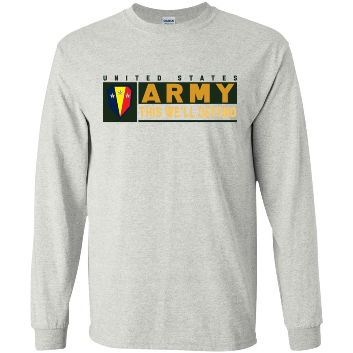 US Army 50TH INFANTRY BRIGADE COMBAT TEAM- This We'll Defend T-Shirt On Front For Men-TShirt-Army-Veterans Nation