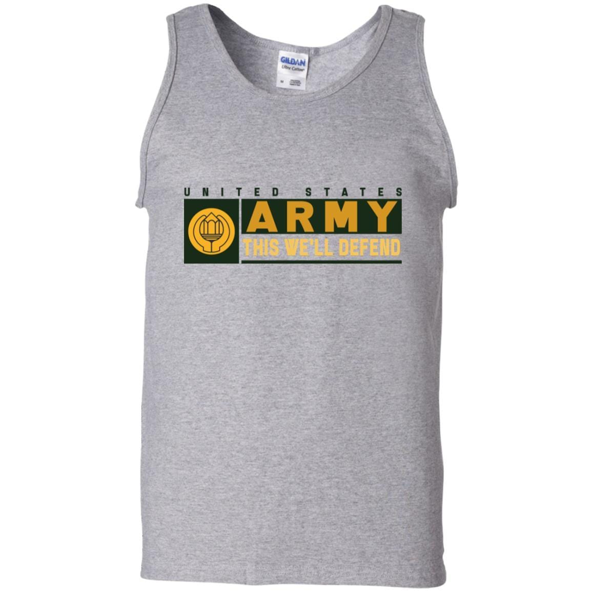 U.S Army Chaplain Assistant- This We'll Defend T-Shirt On Front For Men-TShirt-Army-Veterans Nation