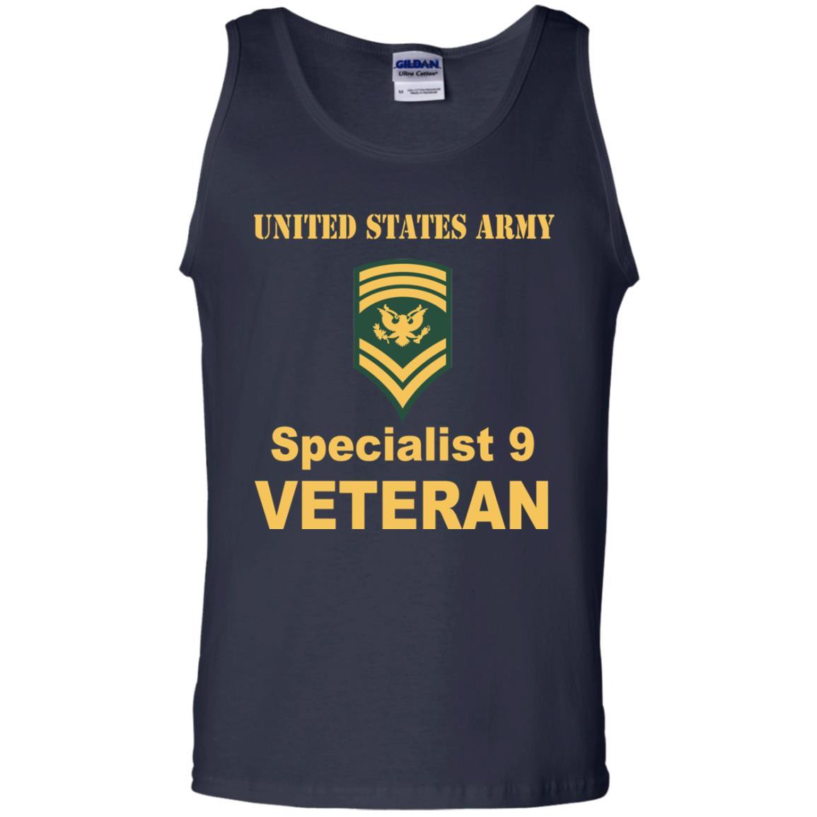 US Army E-9 SPC E9 Specialist Specialist 9 Veteran Men T Shirt On Front-TShirt-Army-Veterans Nation
