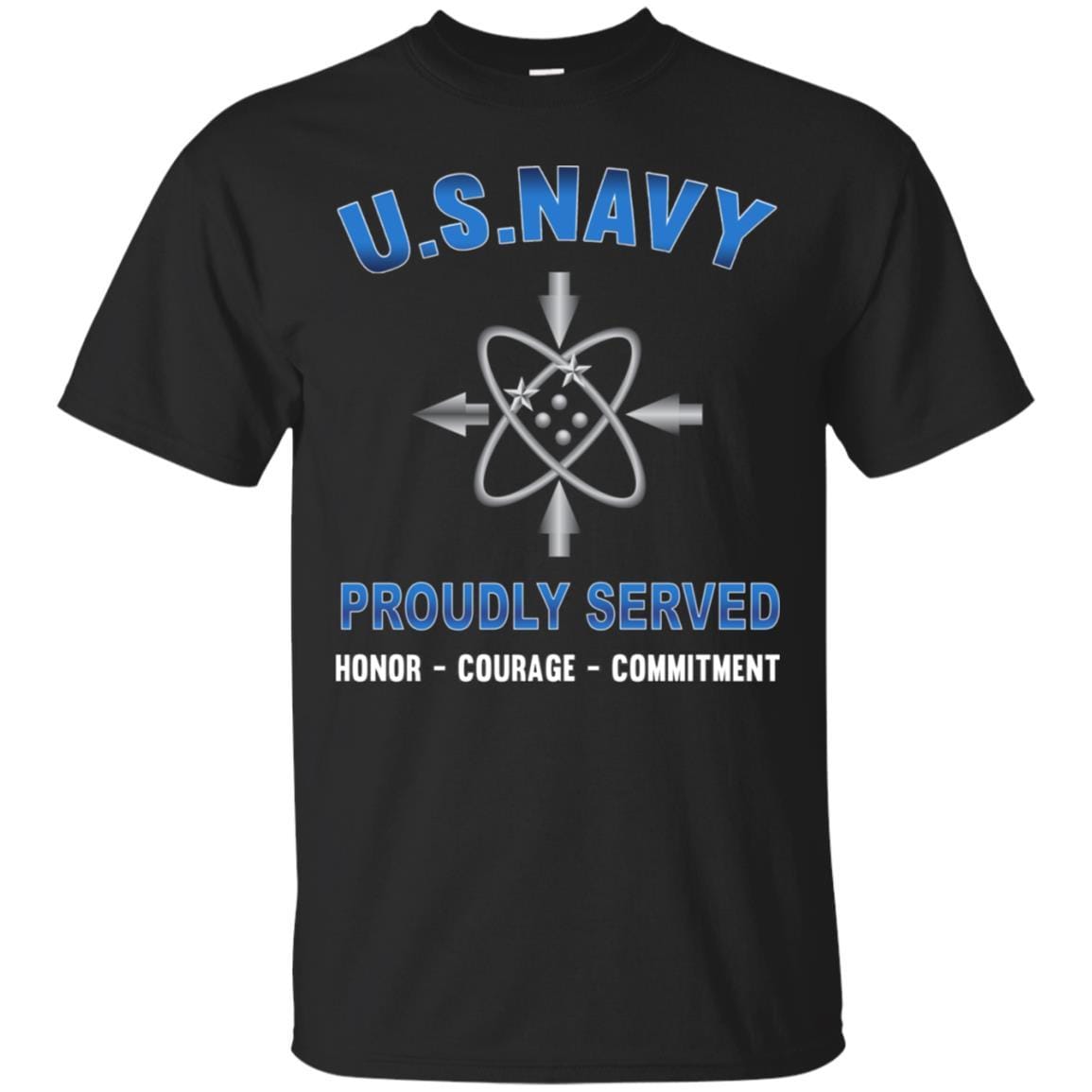 U.S Navy Data systems technician Navy DS - Proudly Served T-Shirt For Men On Front-TShirt-Navy-Veterans Nation