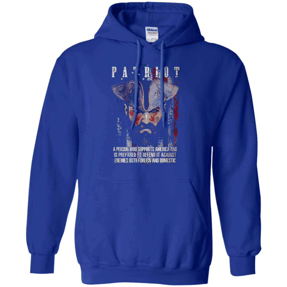 Military T-Shirt "Patriot Supports America"-TShirt-General-Veterans Nation