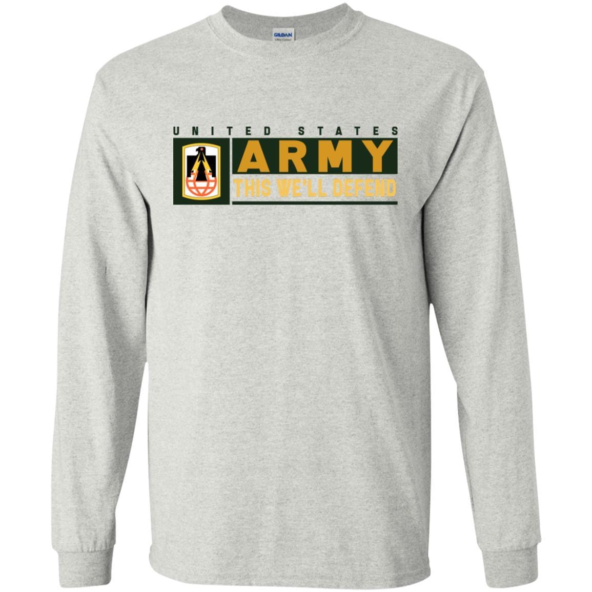 US Army 11TH SIGNAL BRIGADE- This We'll Defend T-Shirt On Front For Men-TShirt-Army-Veterans Nation