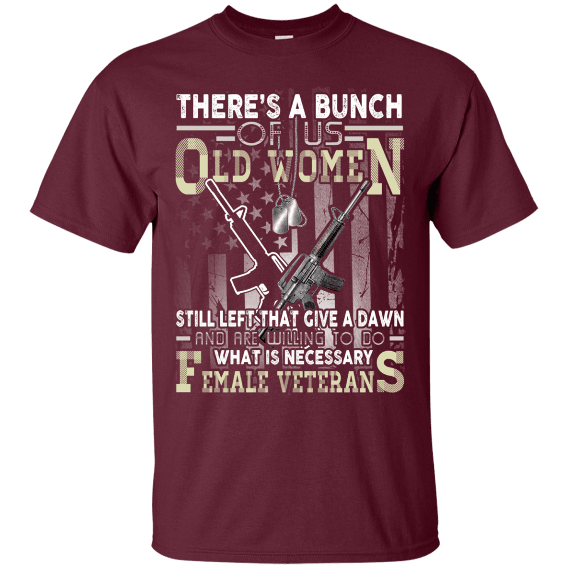 Military T-Shirt "FEMALE VETERAN"-TShirt-General-Veterans Nation