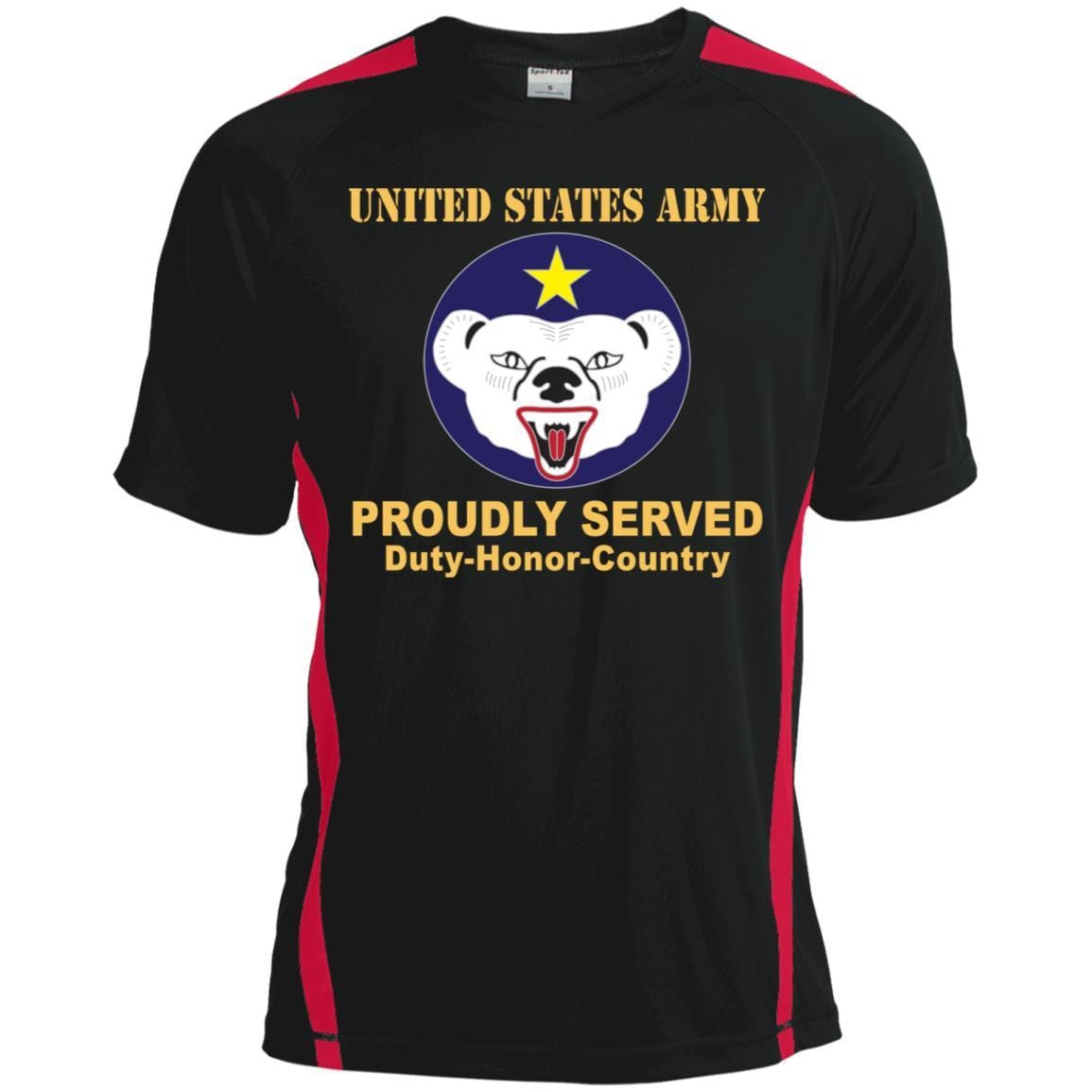 US ARMY CSIB ALASKA- Proudly Served T-Shirt On Front For Men-TShirt-Army-Veterans Nation