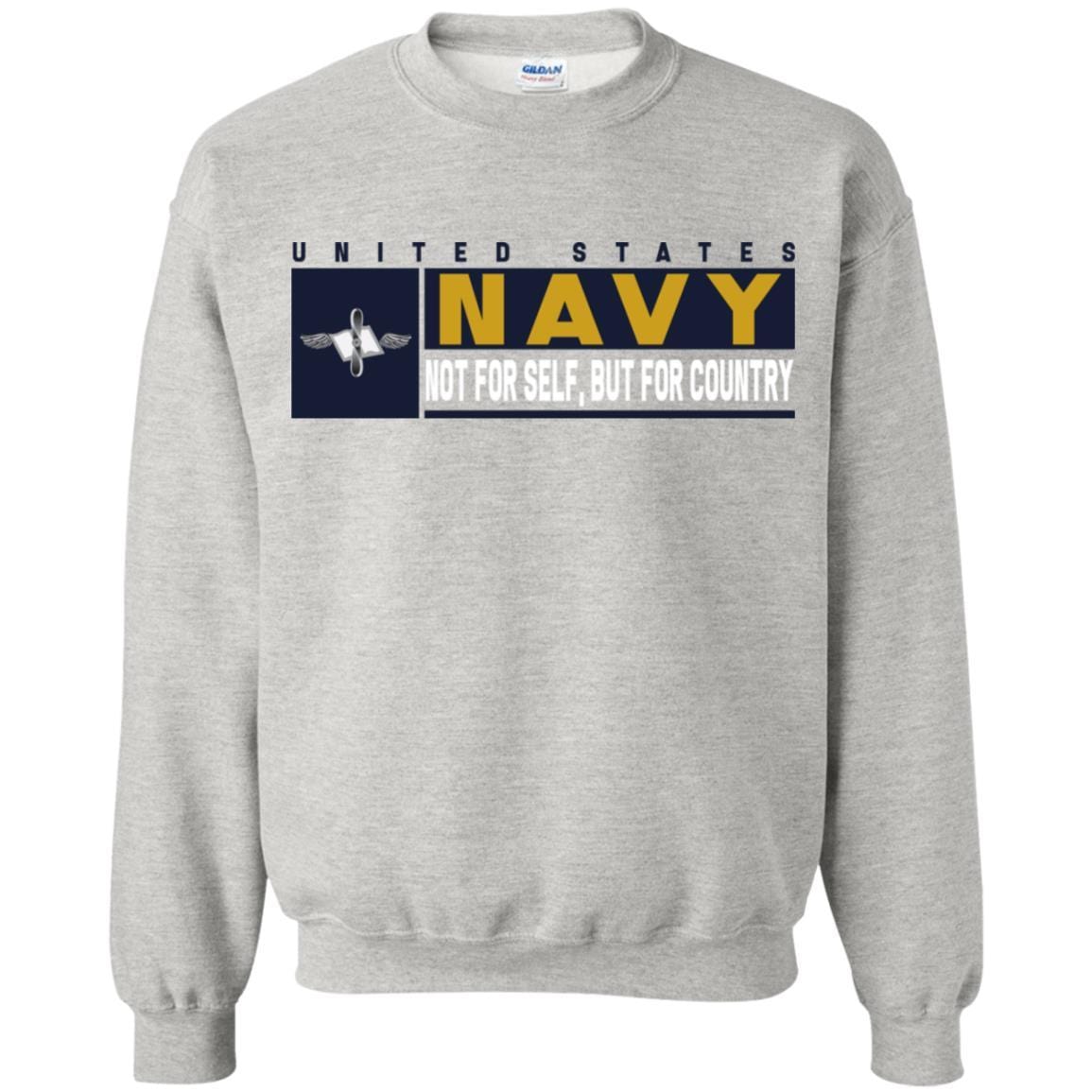 Navy Aviation Maintenance Administrationman Navy AZ- Not for self Long Sleeve - Pullover Hoodie-TShirt-Navy-Veterans Nation