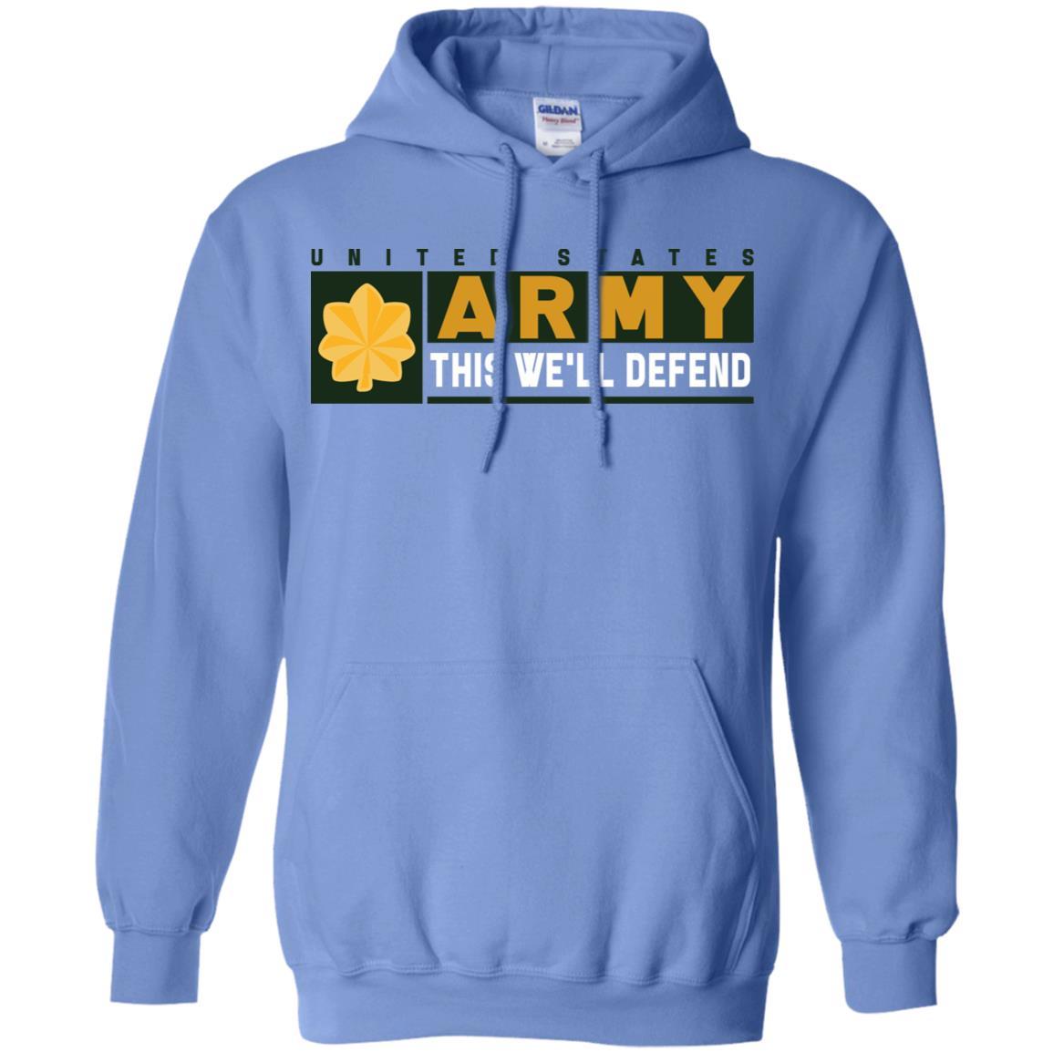 US Army O-4 This We Will Defend Long Sleeve - Pullover Hoodie-TShirt-Army-Veterans Nation