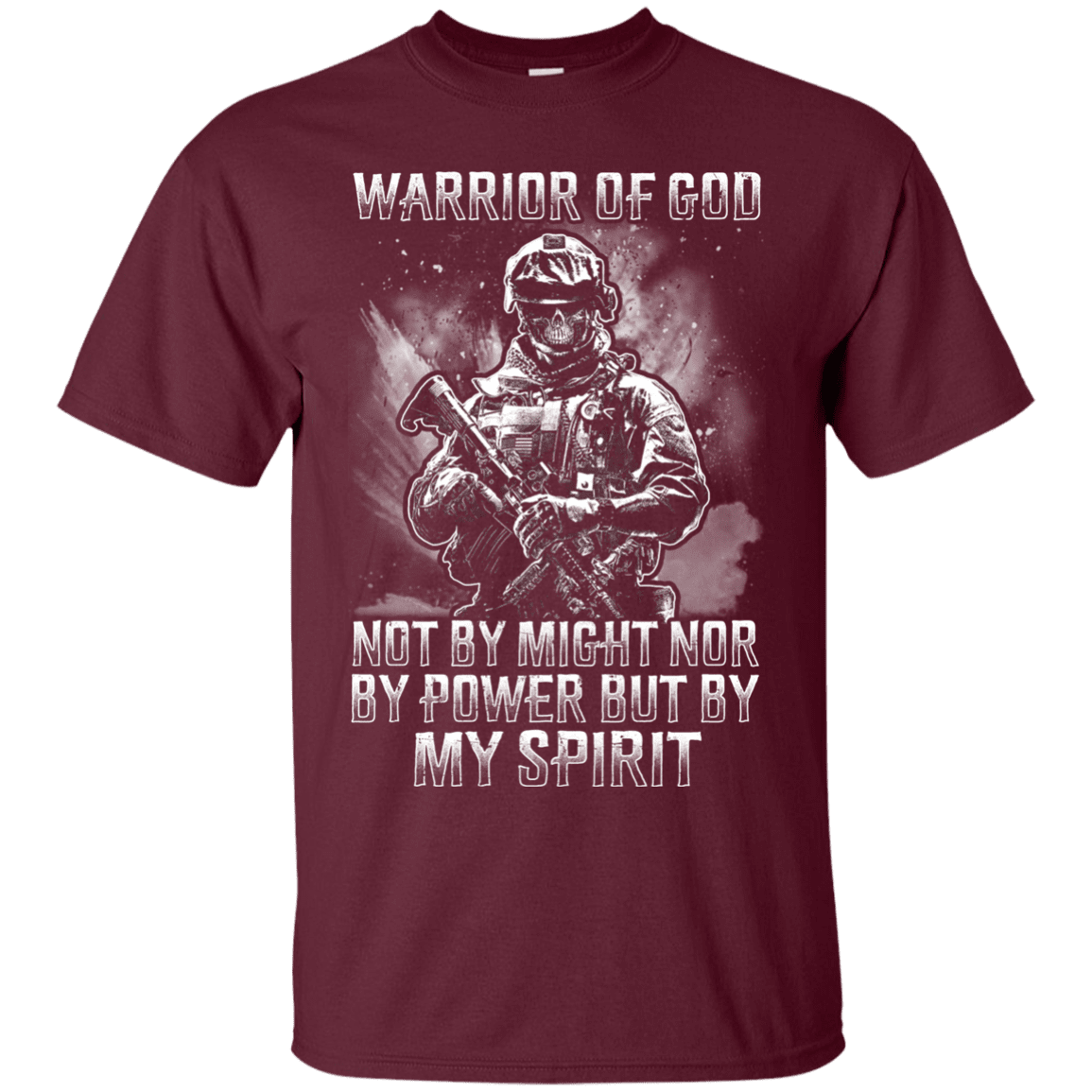 Military T-Shirt "Warrior Of God"-TShirt-General-Veterans Nation