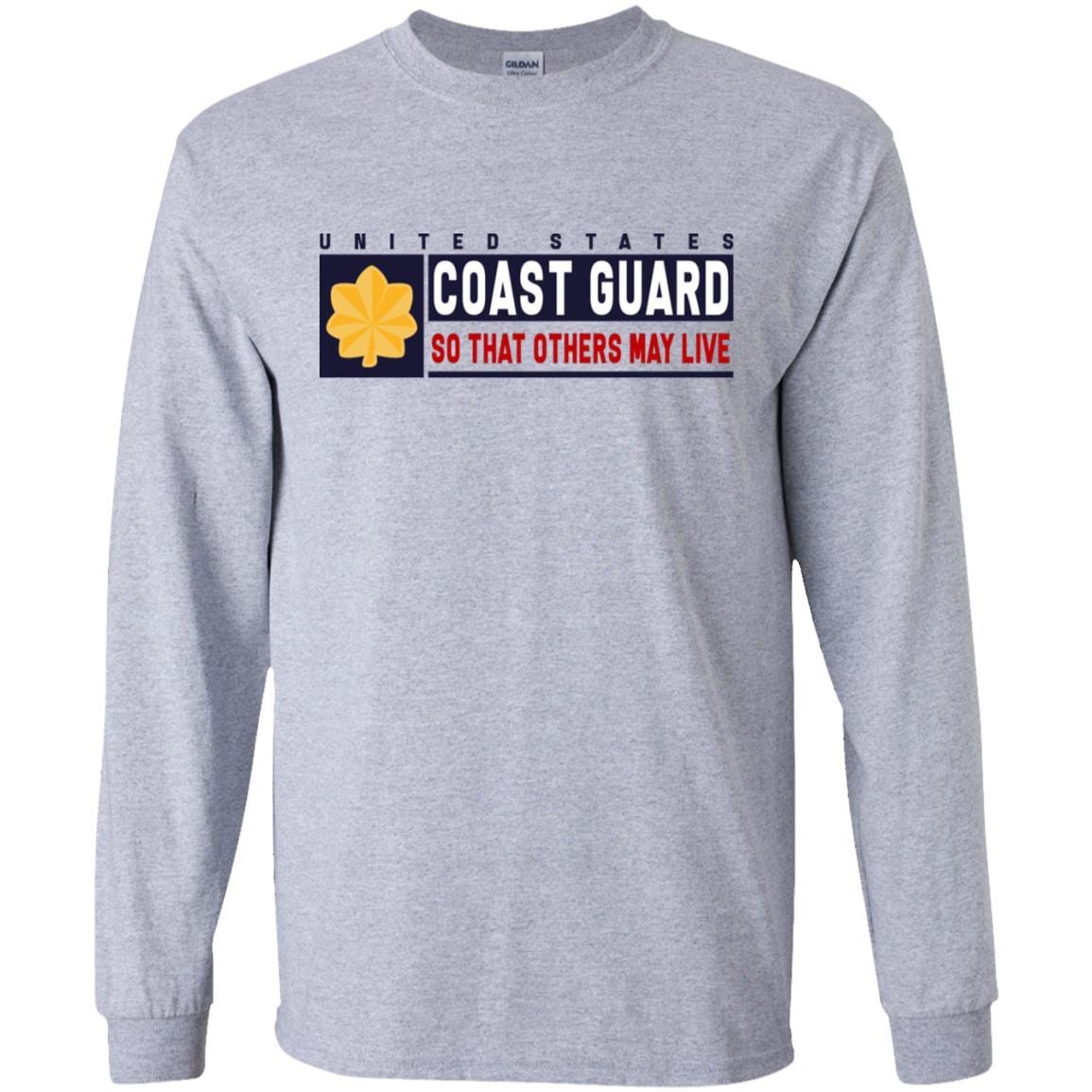 US Coast Guard O-4 Lieutenant Commander O4 LCDR So That Others May Live Long Sleeve - Pullover Hoodie-TShirt-USCG-Veterans Nation