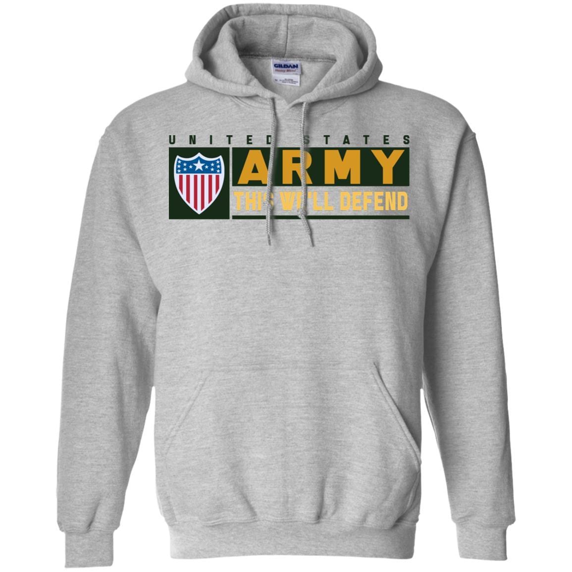 US Army Adjutant General- This We'll Defend T-Shirt On Front For Men-TShirt-Army-Veterans Nation
