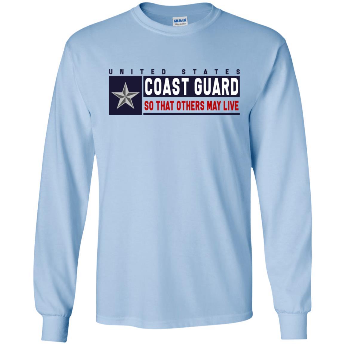 US Coast Guard O-7 Rear Admiral Lower Half O7 DRML So That Others May Live Long Sleeve - Pullover Hoodie-TShirt-USCG-Veterans Nation