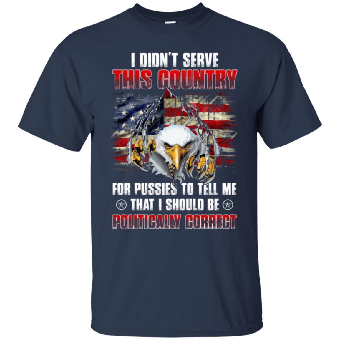 Military T-Shirt "I DIDN'T SERVE THIS COUNTRY"-TShirt-General-Veterans Nation