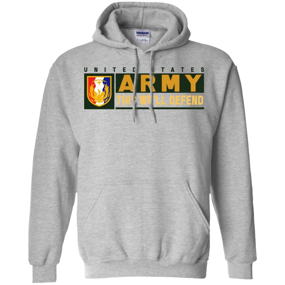 US Army 36TH SUSTAINMENT BRIGADE- This We'll Defend T-Shirt On Front For Men-TShirt-Army-Veterans Nation