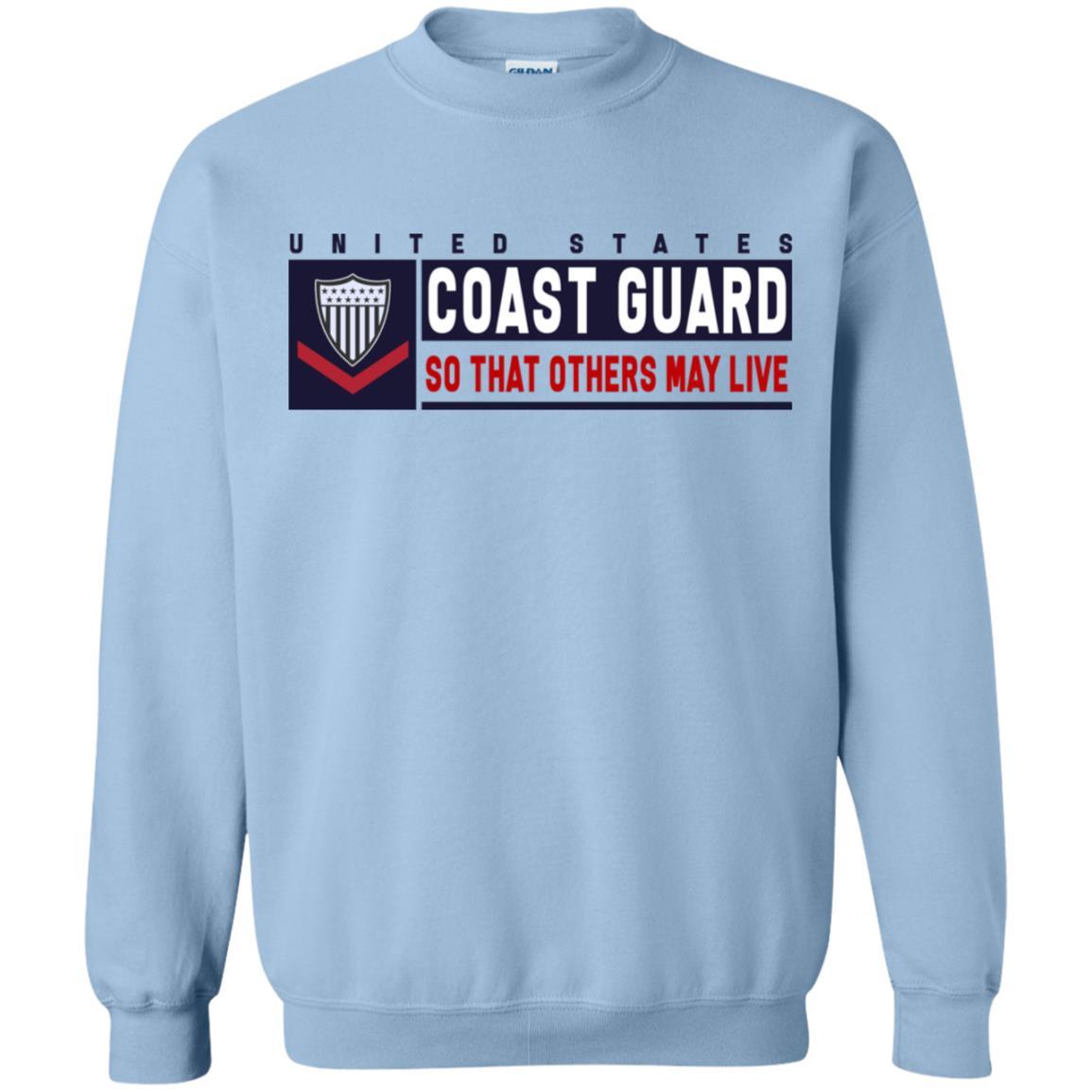 US Coast Guard E-4 Petty Officer Third Class E4 PO3 So That Others May Live Long Sleeve - Pullover Hoodie-TShirt-USCG-Veterans Nation