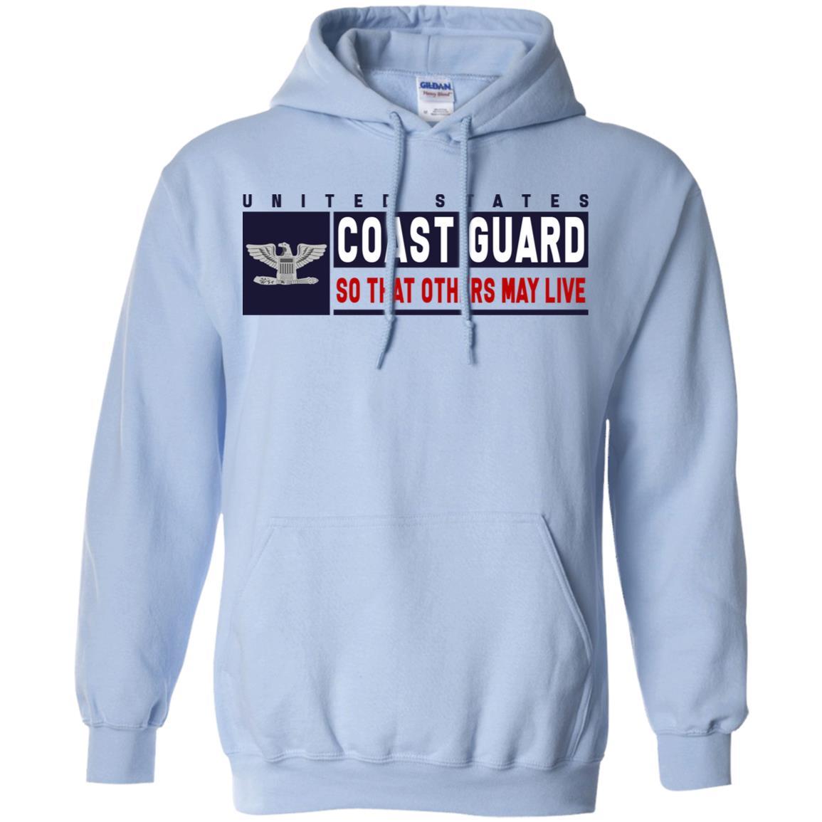 US Coast Guard O-6 Captain O6 CAPT So That Others May Live Long Sleeve - Pullover Hoodie-TShirt-USCG-Veterans Nation