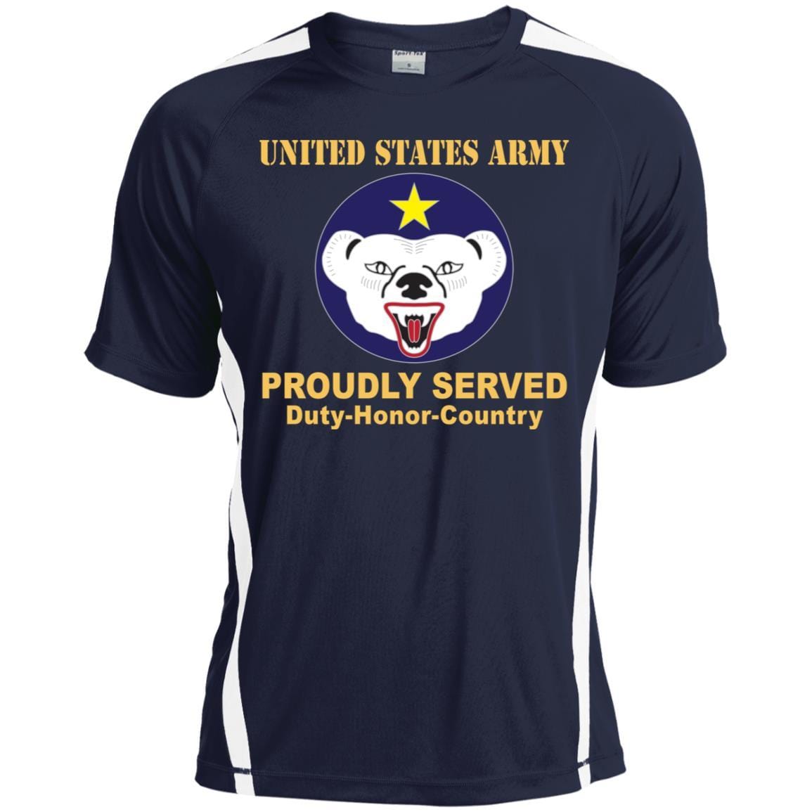 US ARMY CSIB ALASKA- Proudly Served T-Shirt On Front For Men-TShirt-Army-Veterans Nation