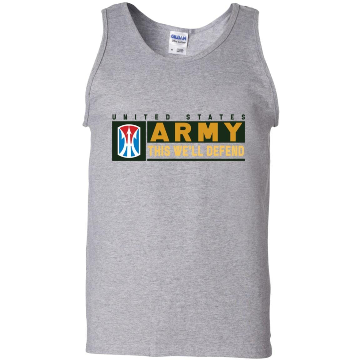 US Army 11TH INFANTRY BRIGADE- This We'll Defend T-Shirt On Front For Men-TShirt-Army-Veterans Nation